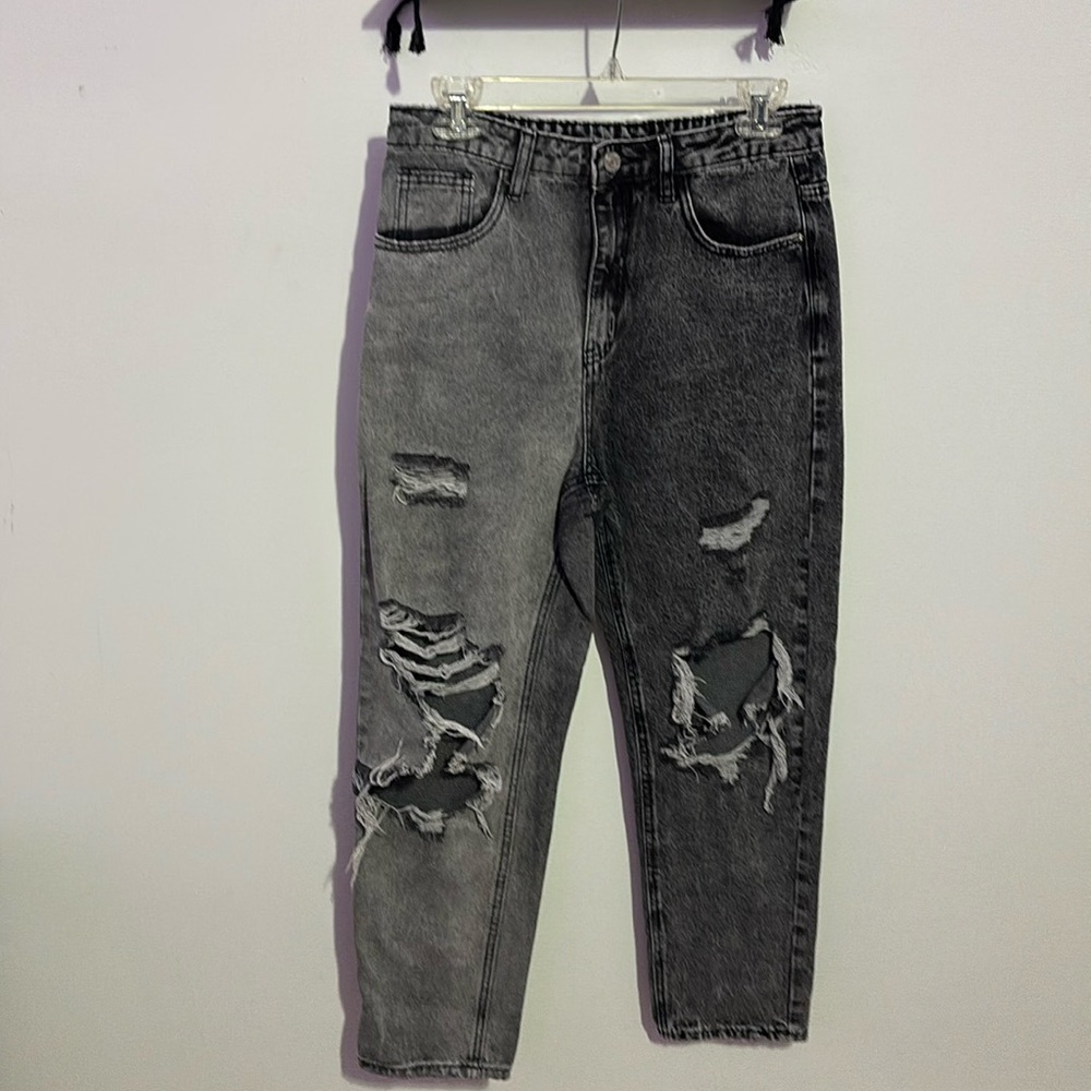 shein 2 tone jeans